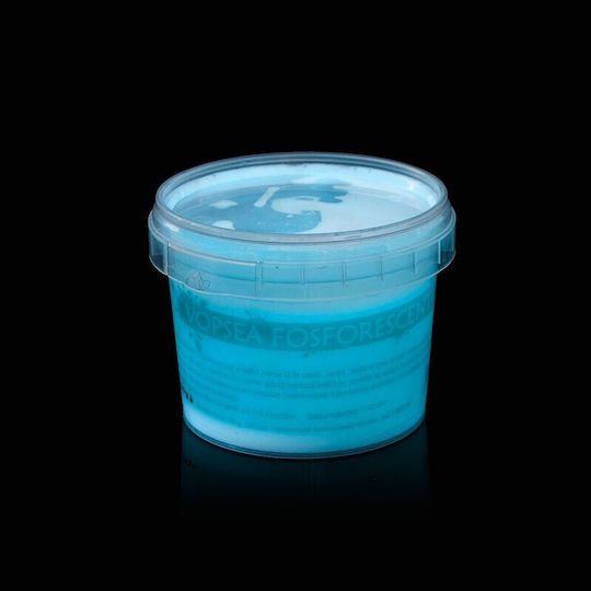 Leuchtende Im Dunkeln Phosphoreszierende Leuchtende Transparente Farbe Die Türkis Leuchtet