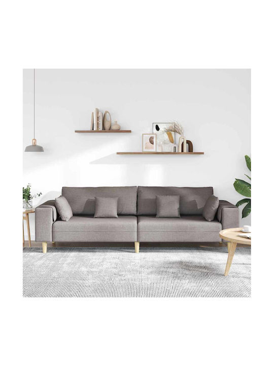 Τετραθέσιος Καναπές Taupe 250x77x76εκ. 3335148