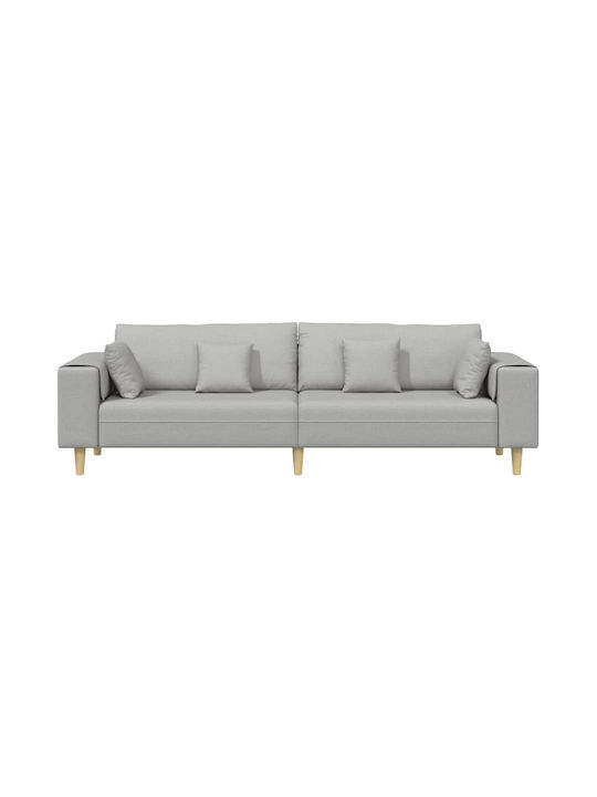 Четири места Диван Текстил Γκρί 250x77x76см.
