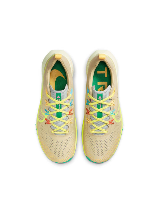 React Pegasus Trail 4 Sport Shoes Trail Running Team Gold / Baltic Blue / Stadium Green / Volt