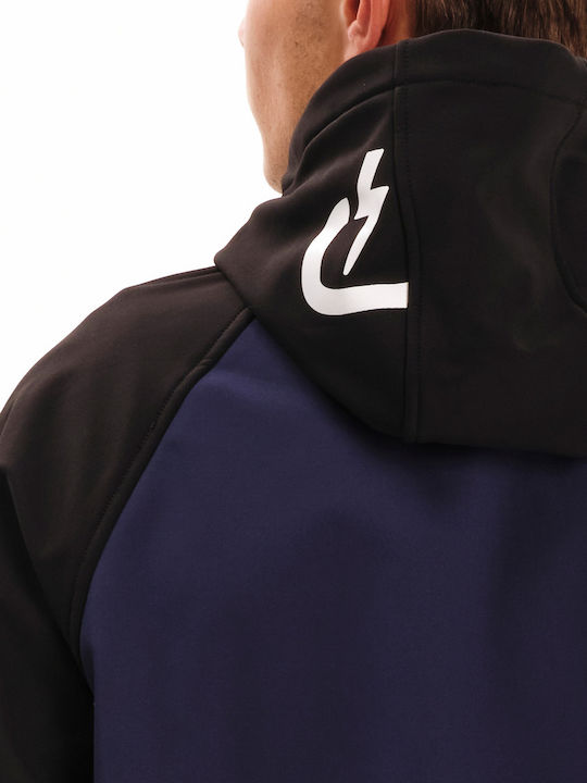 Raglan Bonded Winter Bomber Wasserdicht und Winddicht Blau / Schwarz