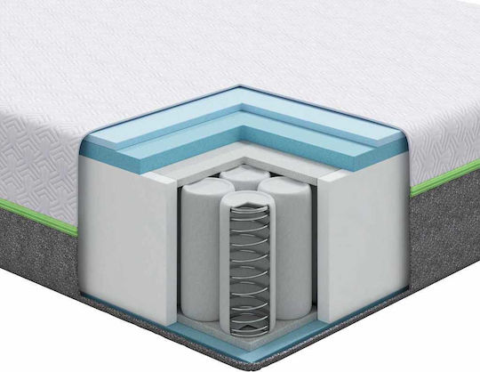 vidaXL Полуединичен Анатомичен Матрак 120x200x23см