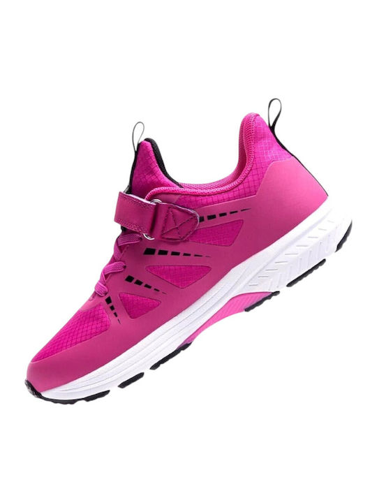 Waterproof Kids Sports Shoes Running with Hoop & Loop Closure Purple