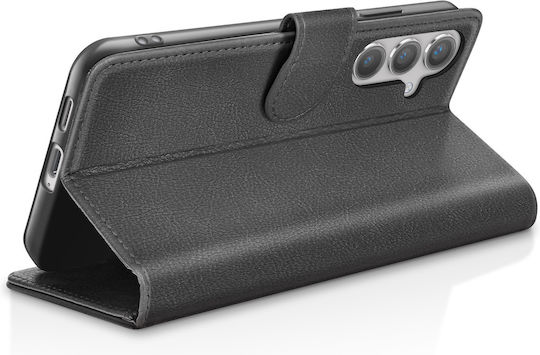Zanaé Wallet Case Galaxy S24 Stand Function Magnetic Tab Black