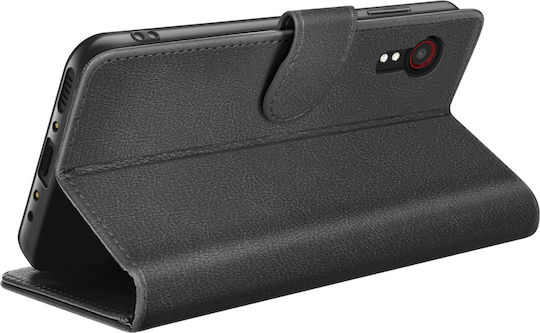 Zanaé Brieftasche Hülle Galaxy Xcover 5 Stand Magnetischer Reiter Schwarz