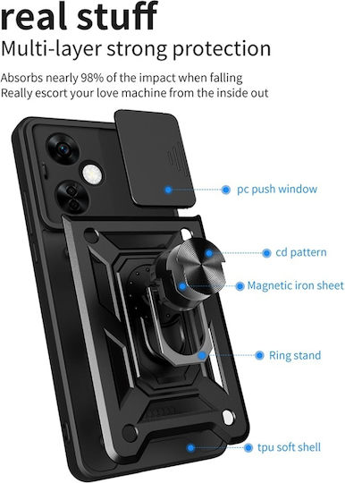 Back Cover Μαύρο (OnePlus Nord CE 3 Lite)