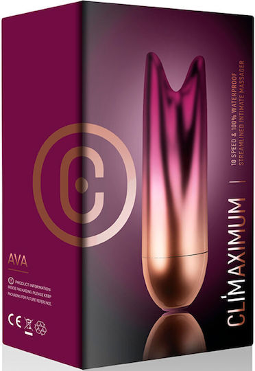 Climaximum Ava Dual Mini Δονητής Bullet 11.7cm Μωβ