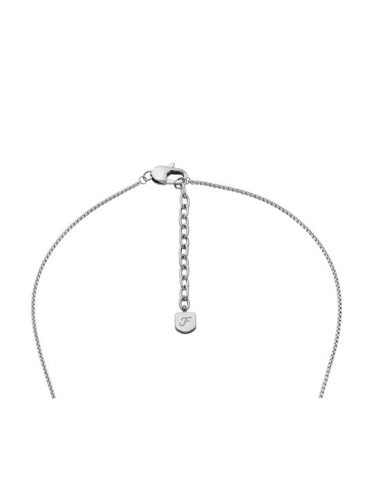 Fossil Chain Neck made of Stainless Steel Length 56cm