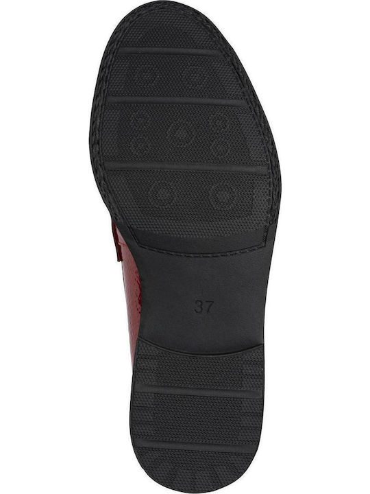 Λουστρίνι Γυναικεία Loafers σε Κόκκινο Χρώμα