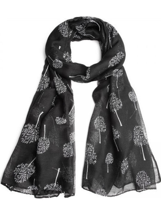 Women's Wool Scarf Black