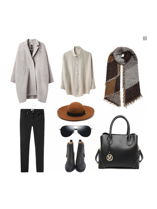 Women's Wool Scarf Brown