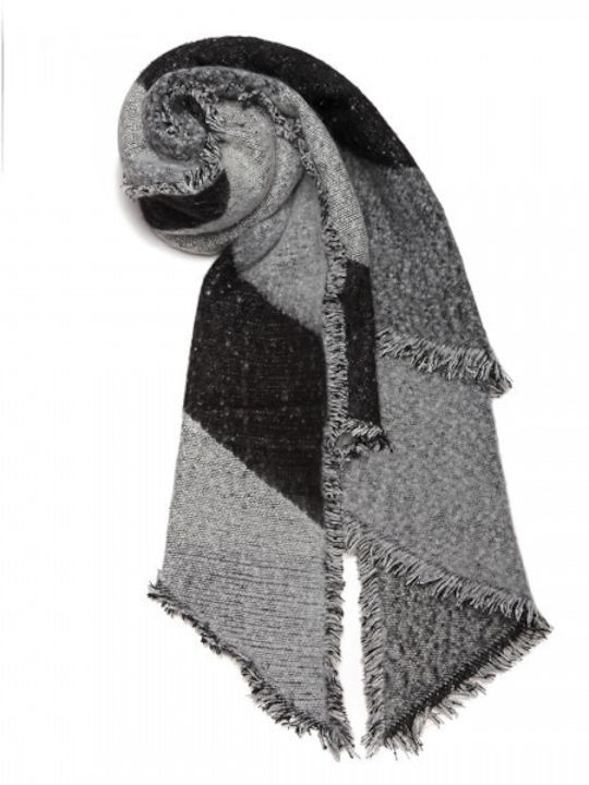 Women's Wool Scarf Black