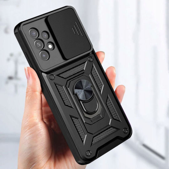 Калъф Samsung Galaxy XCover7 Skyddar Innovation Camshield Магнитен Комплект Пръстен Стикер Син