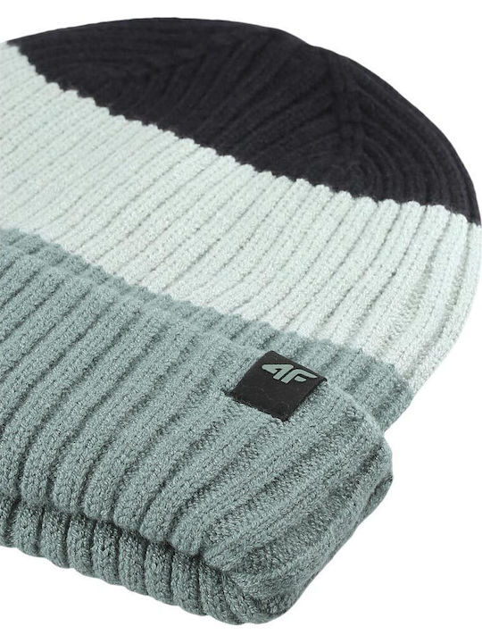 Beanie Männer Beanie Gestrickt in Türkis Farbe