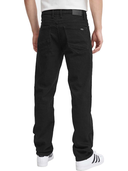 Men's Jeans Pants with Regular Straight Fit Black