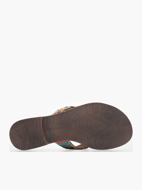 Leder Flache Sandalen für Damen