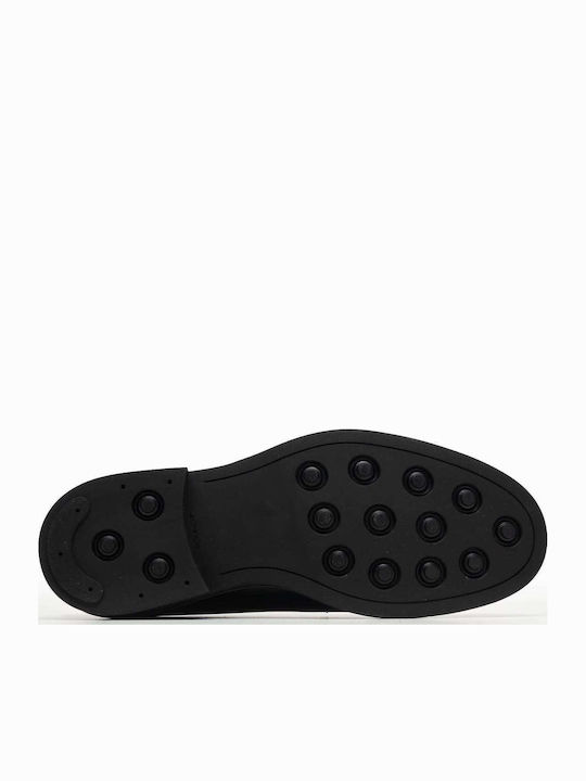 Leder Herren Freizeitschuhe Schwarz