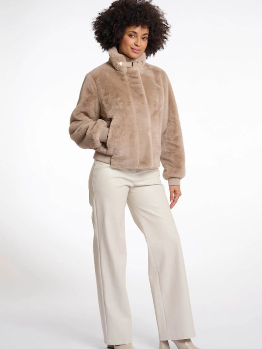 Women's Lifestyle Jacket for Winter Beige