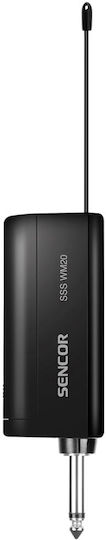 Sencor SSS WM20 Комплект Безжично Микрофон Ръчно изработено за Вокали в Черен Цвят