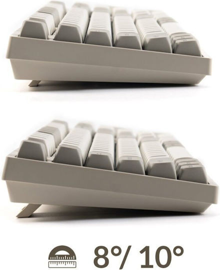 Keychron C2 Pro C2PX-M3 Gaming Mechanical Keyboard with Keychron Brown switches and RGB lighting (English US) Retro