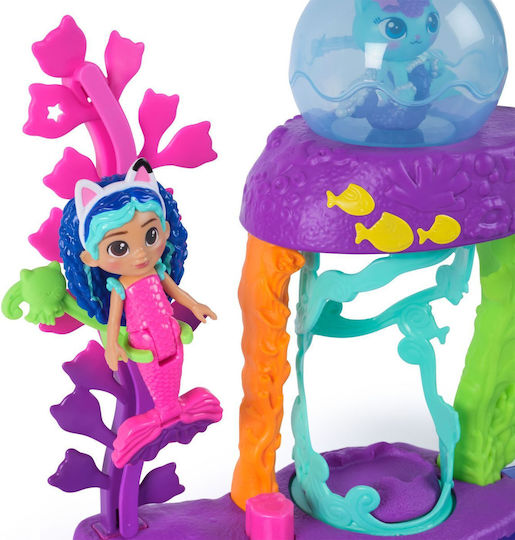 Spin Master Gabby's Dollhouse MerCat's Colorful Kitty Aquarium Age 3+