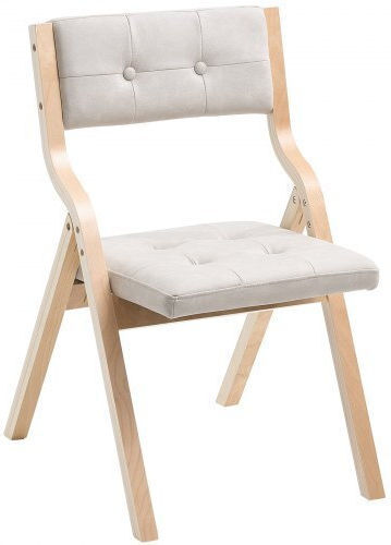 Stühle Speisesaal klappbar Beige 2Stück