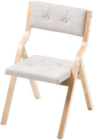 Stühle Speisesaal klappbar Beige 2Stück