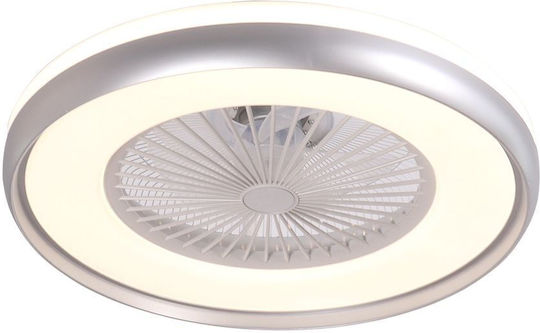 Eurolamp Πλαφονιέρα 60cm Λευκή