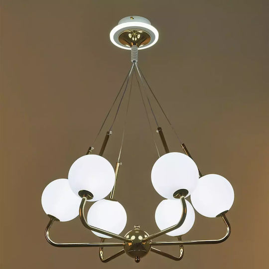 Chandelier Zina Gold Elbulgaria Led 27W 3000-6000K 2200lm 4136/6 Gd