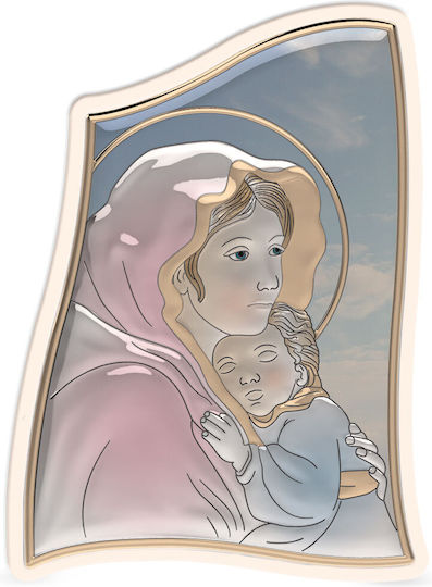 Slevori Mother Sleeping Simple Series 16x11.5 Brown Gold Silver Wood 299419 1tmx