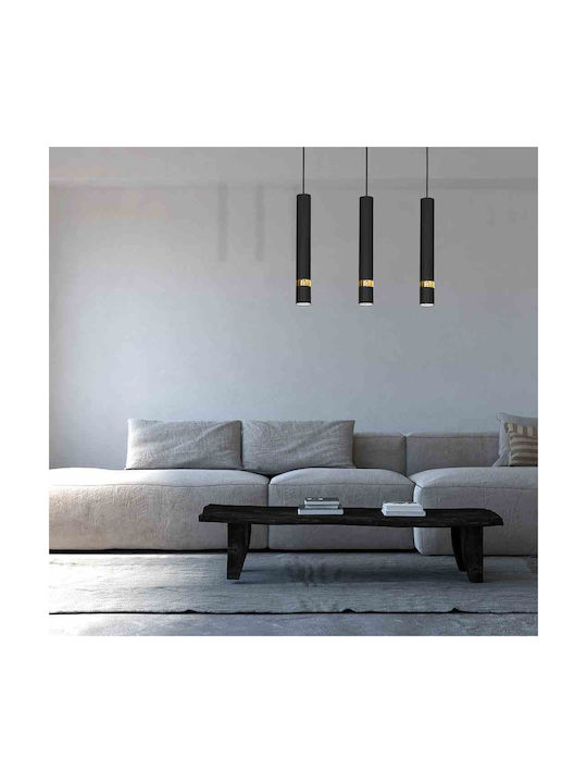 Eko Light Joker Pendant Light Black Rail with Socket GU10