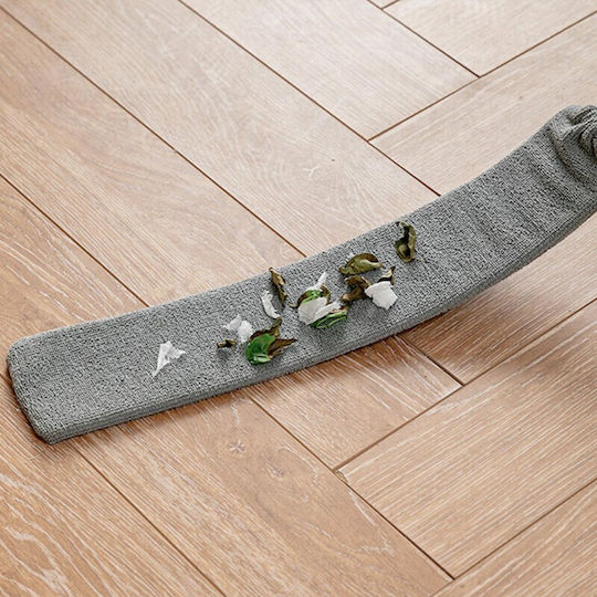 Βουρτσακι Microfiber 36x7.5cm Ευκαμπτο Κονταρι 70-120cm Green Line