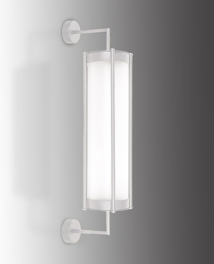 Luma Lamp Wall with Integrated LED and Warm White Light Oxidized Gold 70cm