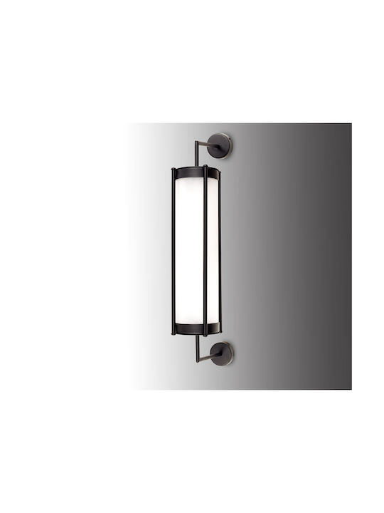 Luma Lamp Wall with Integrated LED and Warm White Light Oxidized Gold 70cm