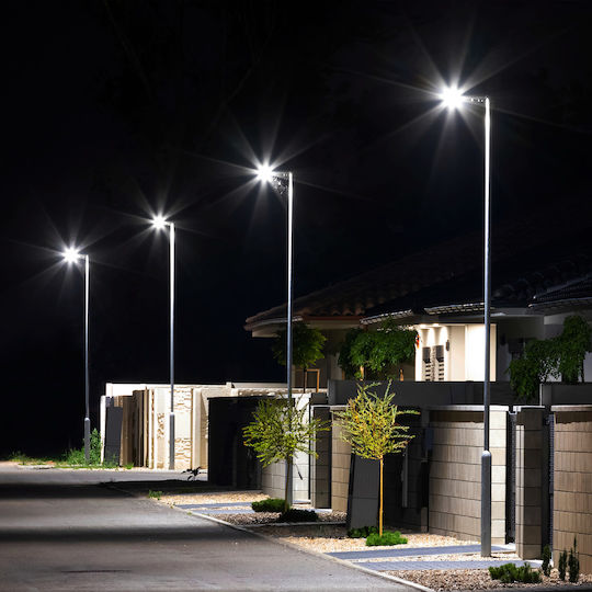 Eko Light Street Solar Light 200W 2400lm Cold White 6000K with Remote Control IP65 140cmx70cmcm
