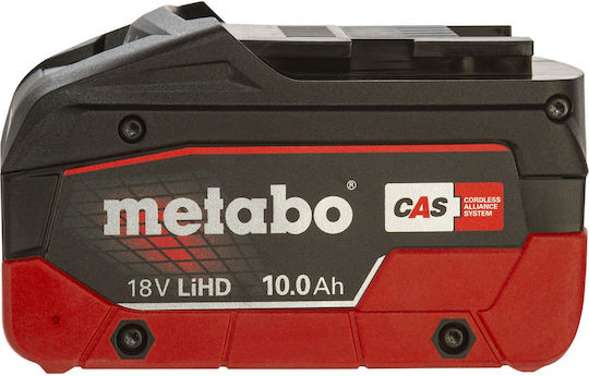 Metabo Baterie Unealtă 18V cu Capacitate 10Ah Lihd