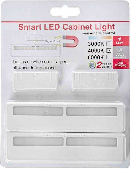 Eko Light LED Natürliches Weiß Spot mit 12 Lichtern in Weiß Farbe