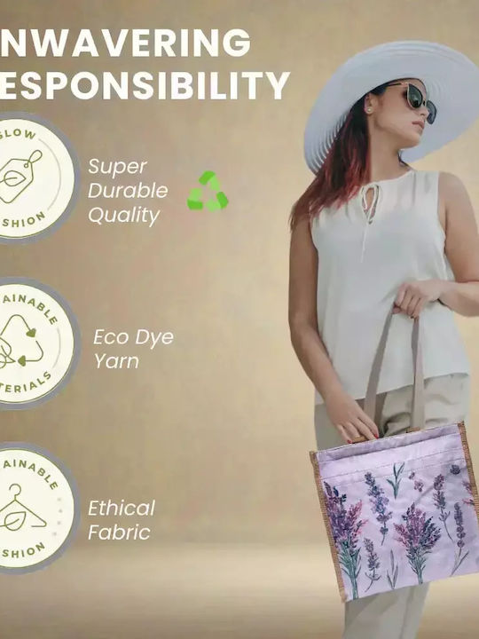 Signare Τσάντα Shopper Lavender