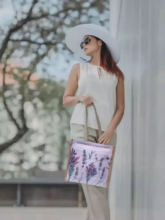 Signare Τσάντα Shopper Lavender