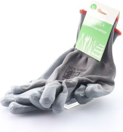 Sidirela Gloves for Work Garden Gray Nitrile 1pcs