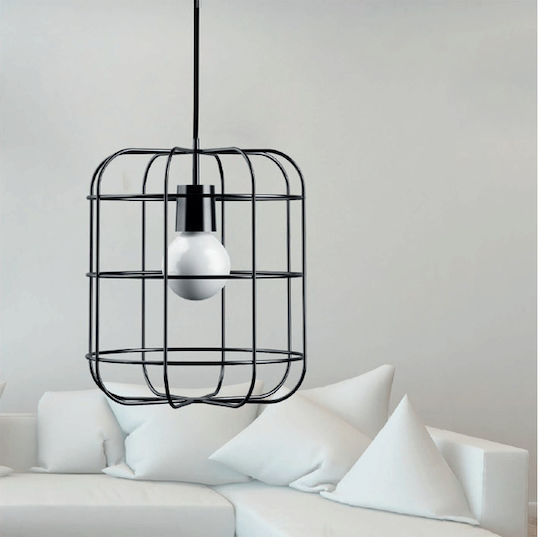Luma Vintage Floor Lamp with Socket for Bulb E27 Black