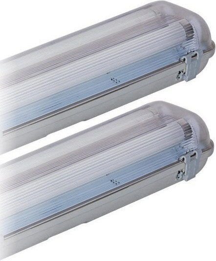 Geyer Lighting Batten Outdoor with 1 Slot for LED Lamp T8 150cm