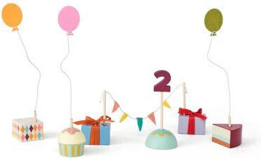 Kids Concept Wooden Birthday Decoration Set Kid's Hub