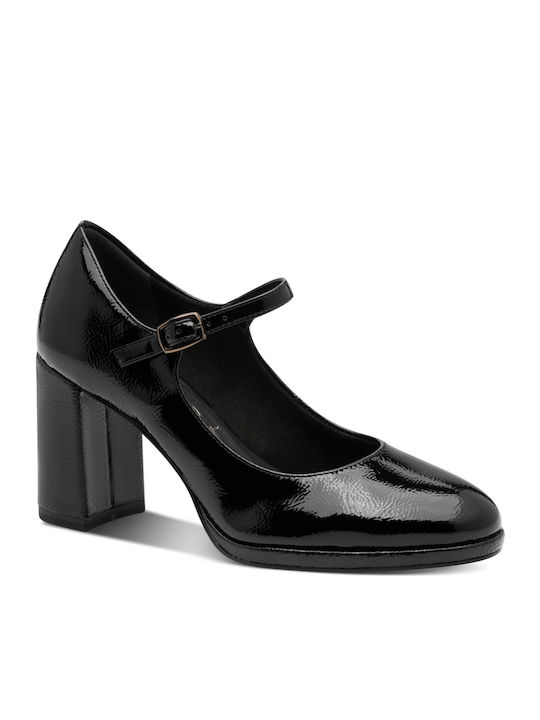 Black Heels with Strap