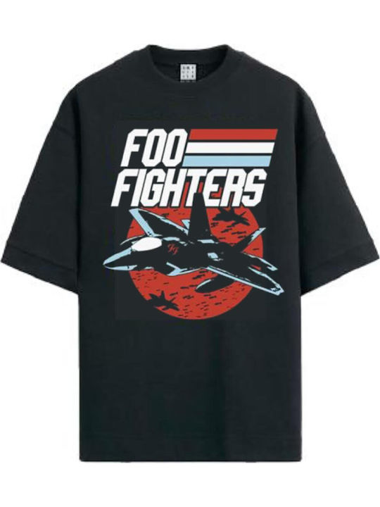 Amplified Oversized T-shirt Foo Fighters Top Dave Black Unisex Zav862n323 Amplified Oversized T-shirt Foo Fighters Top Dave Black Unisex Zav862n323