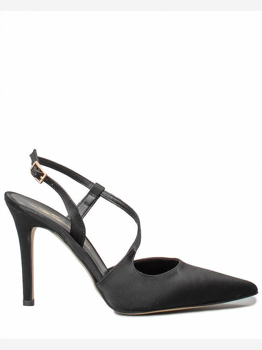 Black Heels with Strap