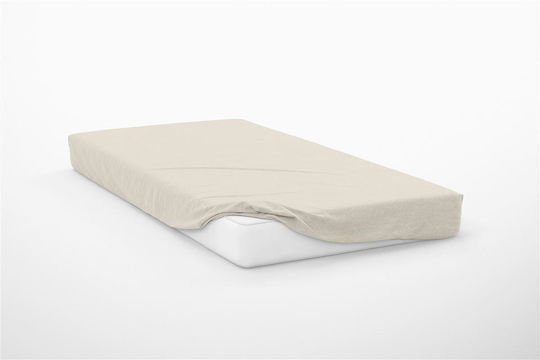 Dimcol Super-Doppel 160x200+30cm mit Gummizug Exotic Line Ecru