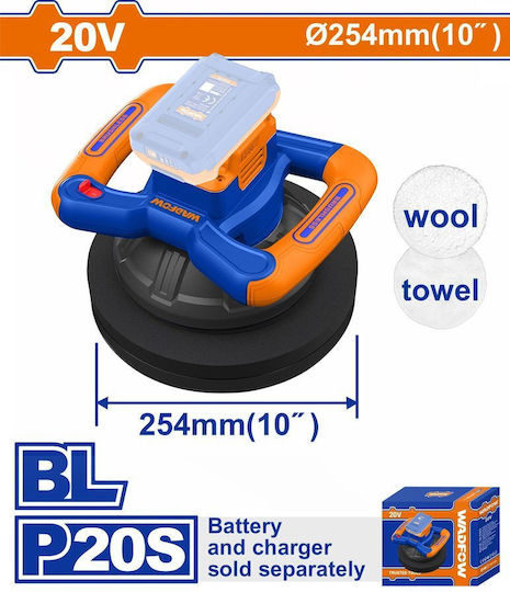 Wadfow WHL35254 Ротационен Полираща машина Brushless