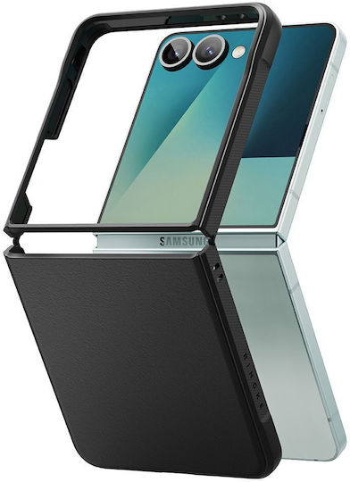 Ringke Книга Пластмаса / Силикон Черен (Galaxy Z Flip7)