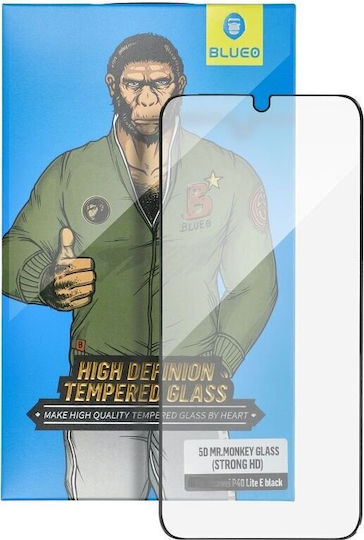 Blueo 5D Tempered Glass Negru (iPhone 17 / 17 Pro / 16 Pro)